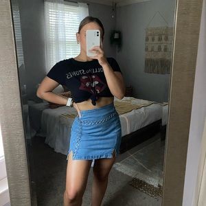 WOMENS TOPSHOP MINI SKIRT